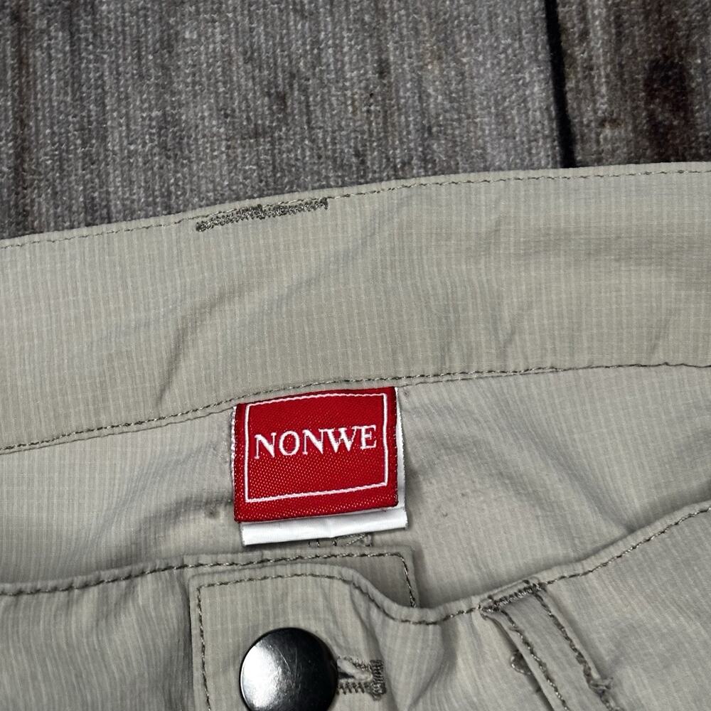 Nonwe Convertible Cargo Hiking Pants Women XS (30x27) Ripstop Outdoors Gorpcore - Picture 3 of 10